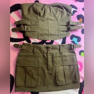 Fashion nova skirt set